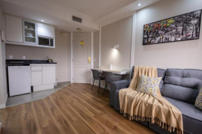 Flat localizado em hotel renomado-Vila Olímpia